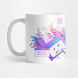 retro kawaii style Mug